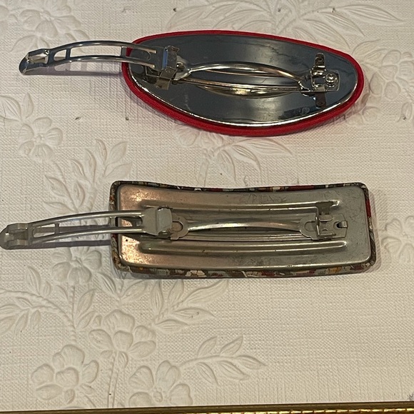 2 oversized 80’s barrettes - Picture 3 of 5